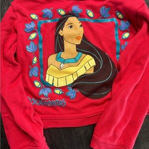 Kids vintage  Pocahontas Crewneck Sweatshirt 4t